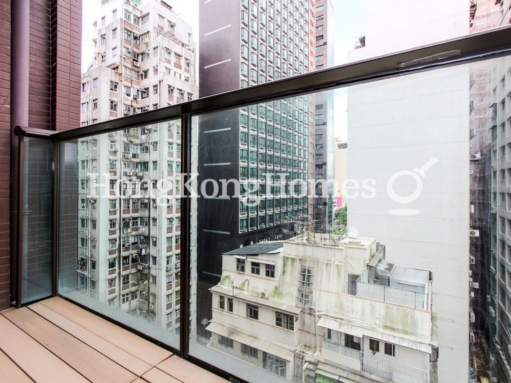 Balcony off Living and Dining Room — yoo Residence, Causeway Bay