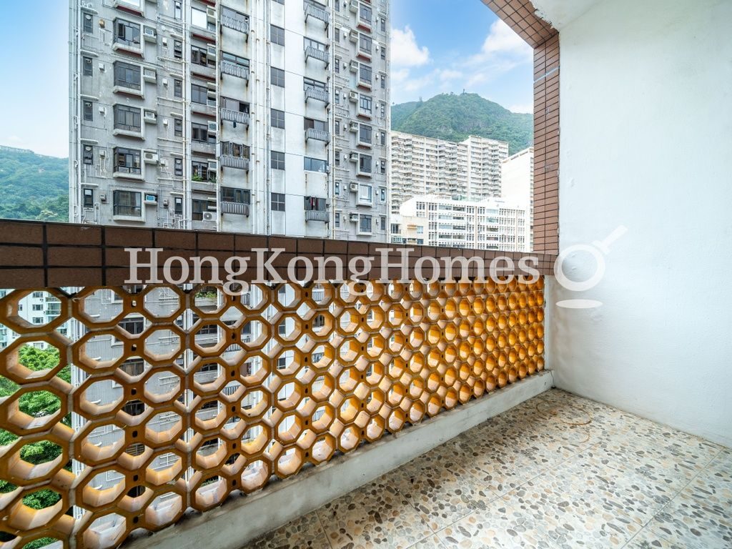 Balcony off Living and Dining Room — Jing Tai Garden Mansion, Mid-levels West
