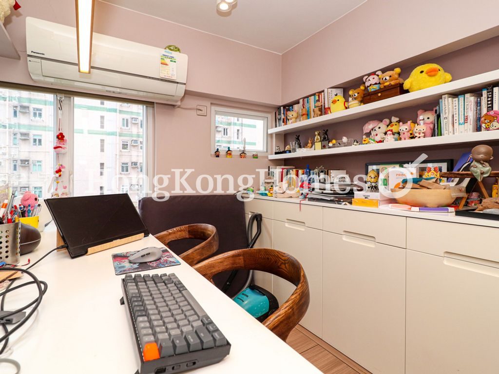Study Area off Living and Dining Room — Kam Kin Mansion, Mid-levels West