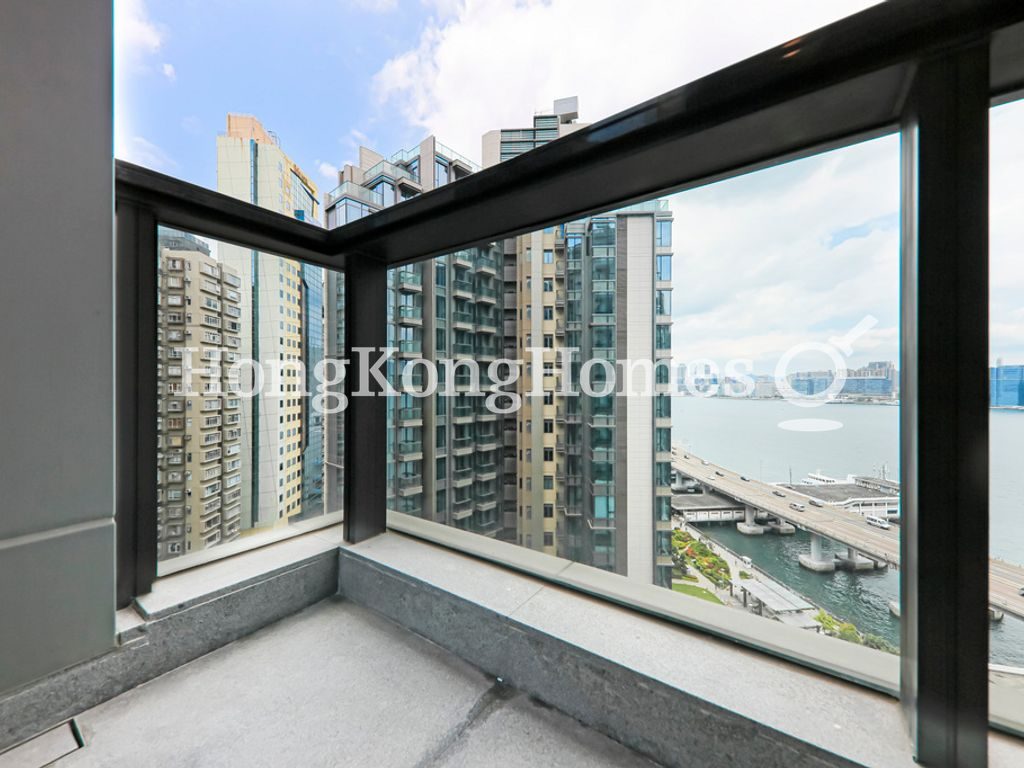 Balcony off Living and Dining Room — Victoria Harbour - Ph 1B - Tower 5A, North Point