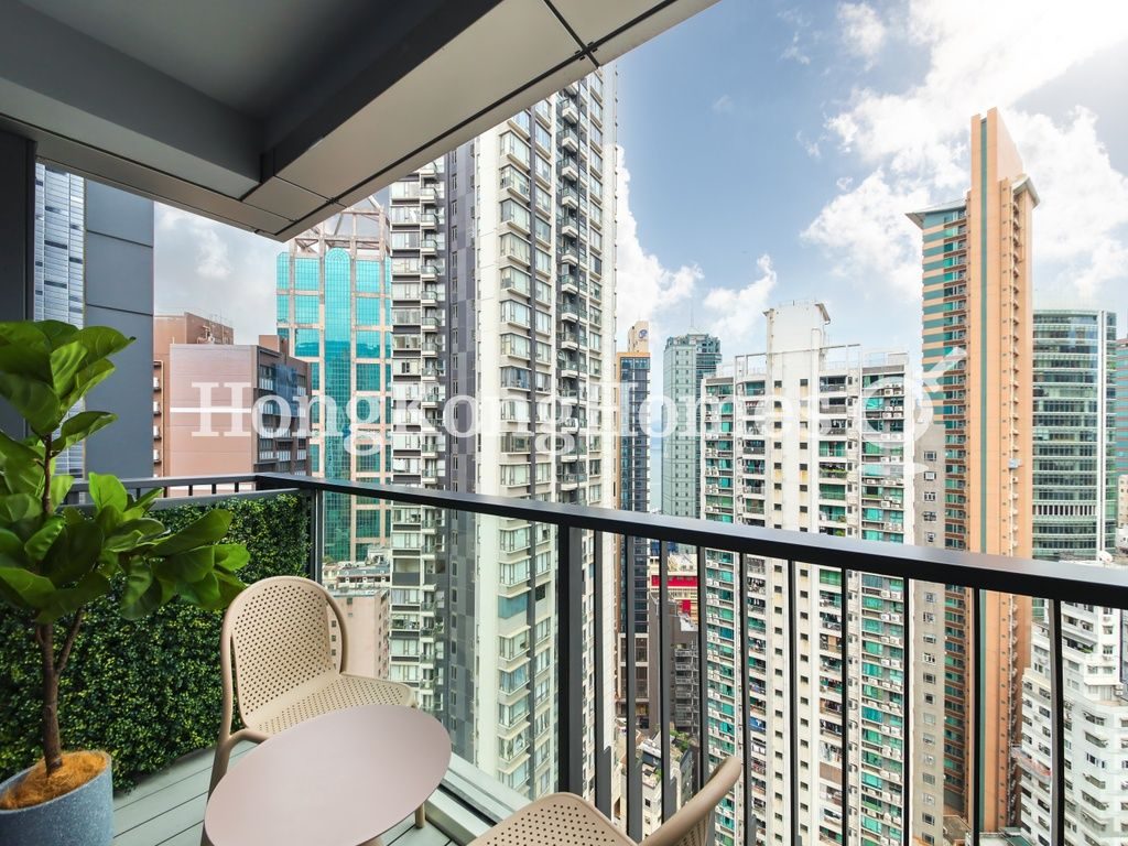 Balcony off Living and Dining Room — The Queens, Sai Ying Pun