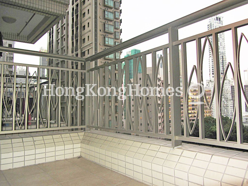 Balcony off Living and Dining Room — The Zenith - Block 2, Wan Chai