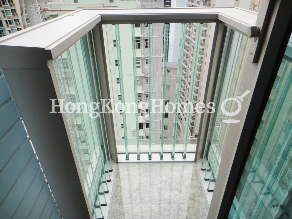 Balcony off Living and Dining Room — The Avenue - Phase 2 - Tower 2, Wan Chai