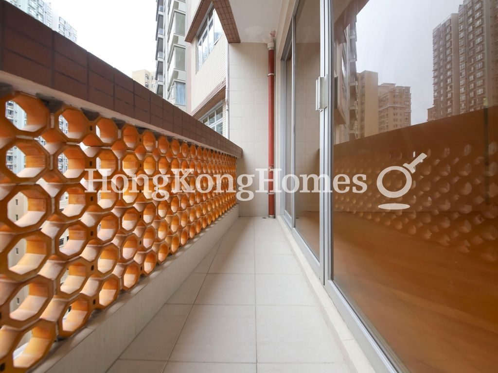 Balcony off Living and Dining Room — Jing Tai Garden Mansion, Mid-levels West