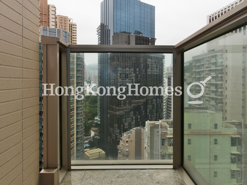 Balcony off Living and Dining Room — The Avenue - Phase 2 - Tower 2, Wan Chai