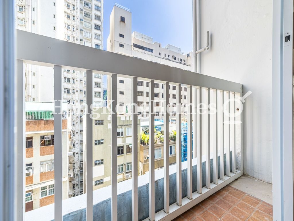First Balcony off Living and Dining Room — Nikken Heights, Mid-levels West