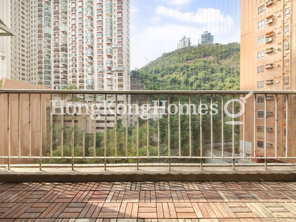 Balcony off Living and Dining Room — Phoenix Court - Block 02, Mid-levels East