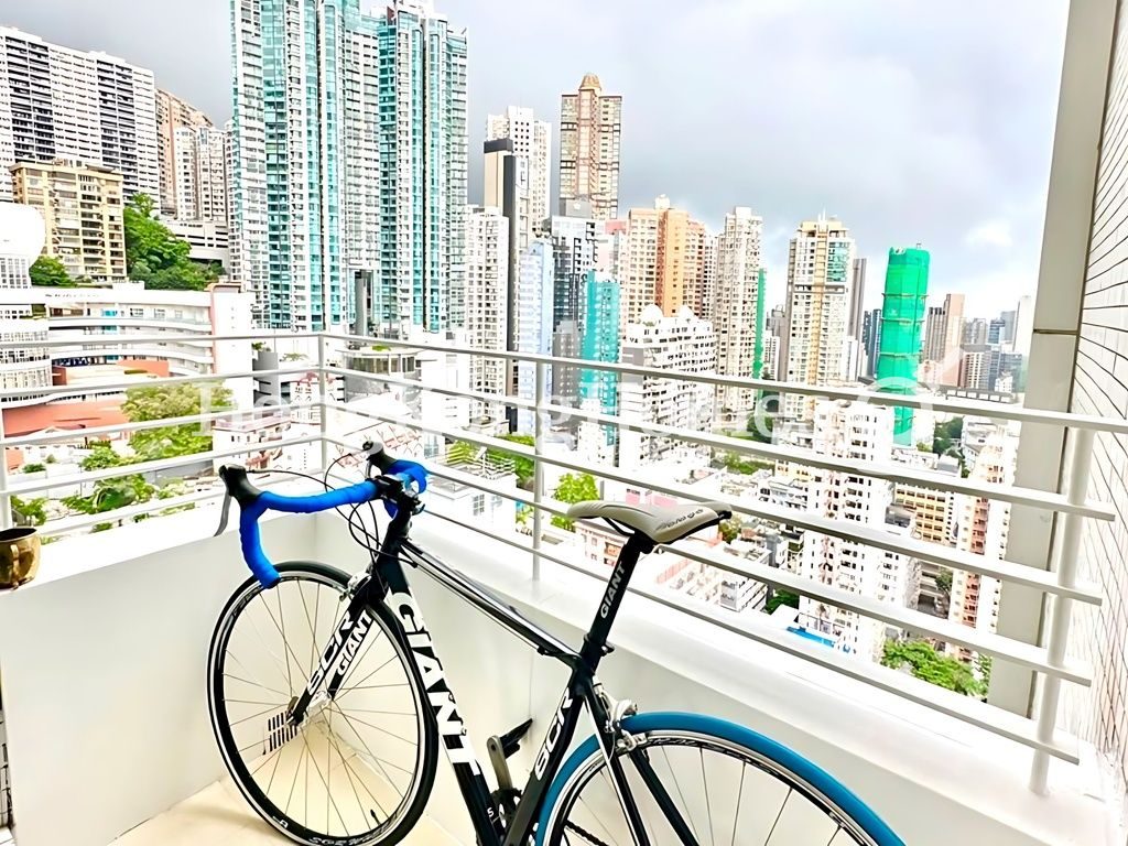 Balcony off Living and Dining Room — Cherry Crest, Sheung Wan